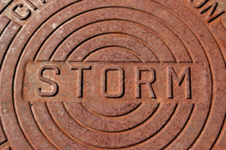 A Storm Wording on a Metallic Plate